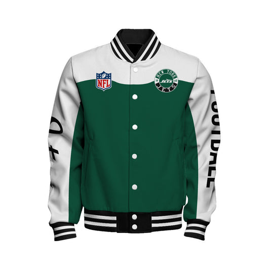 New York Jets National Football League 2026 Face Any Weather Unisex Varsity Jacket