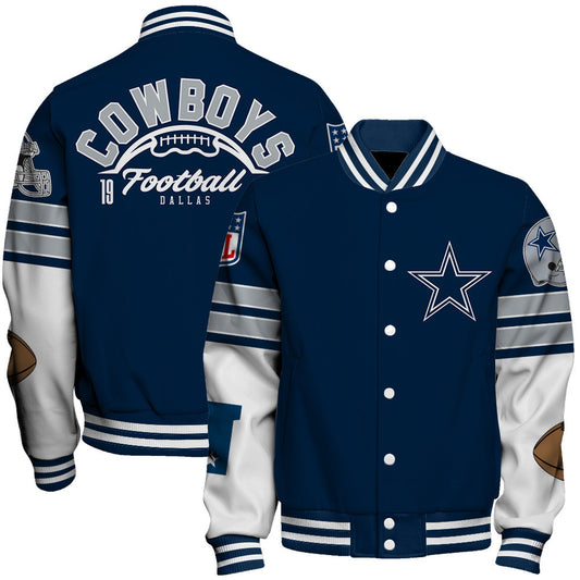 Dallas Cowboys National Football League 2026 Feel The Power Unisex Varsity Jacket