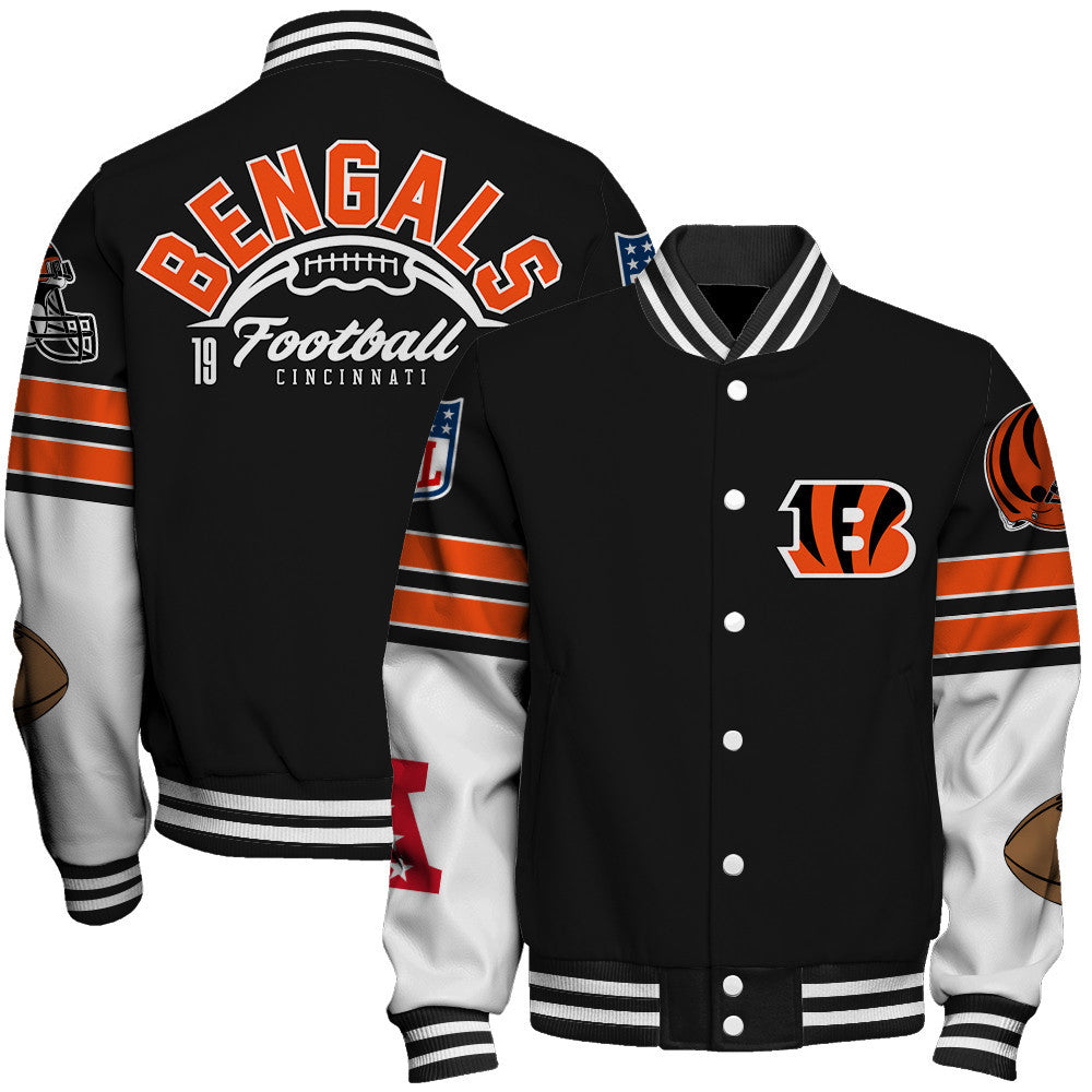 Cincinnati Bengals National Football League 2026 Feel The Power Unisex Varsity Jacket