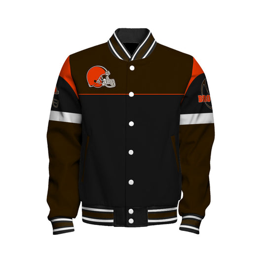 Cleveland Browns National Football League 2026 Feel The Power Unisex Varsity Jacket
