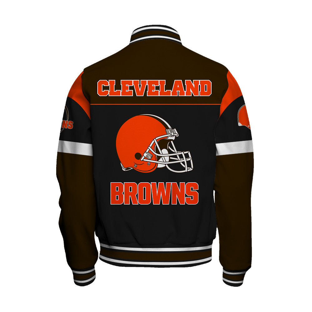 Cleveland Browns National Football League 2026 Feel The Power Unisex Varsity Jacket