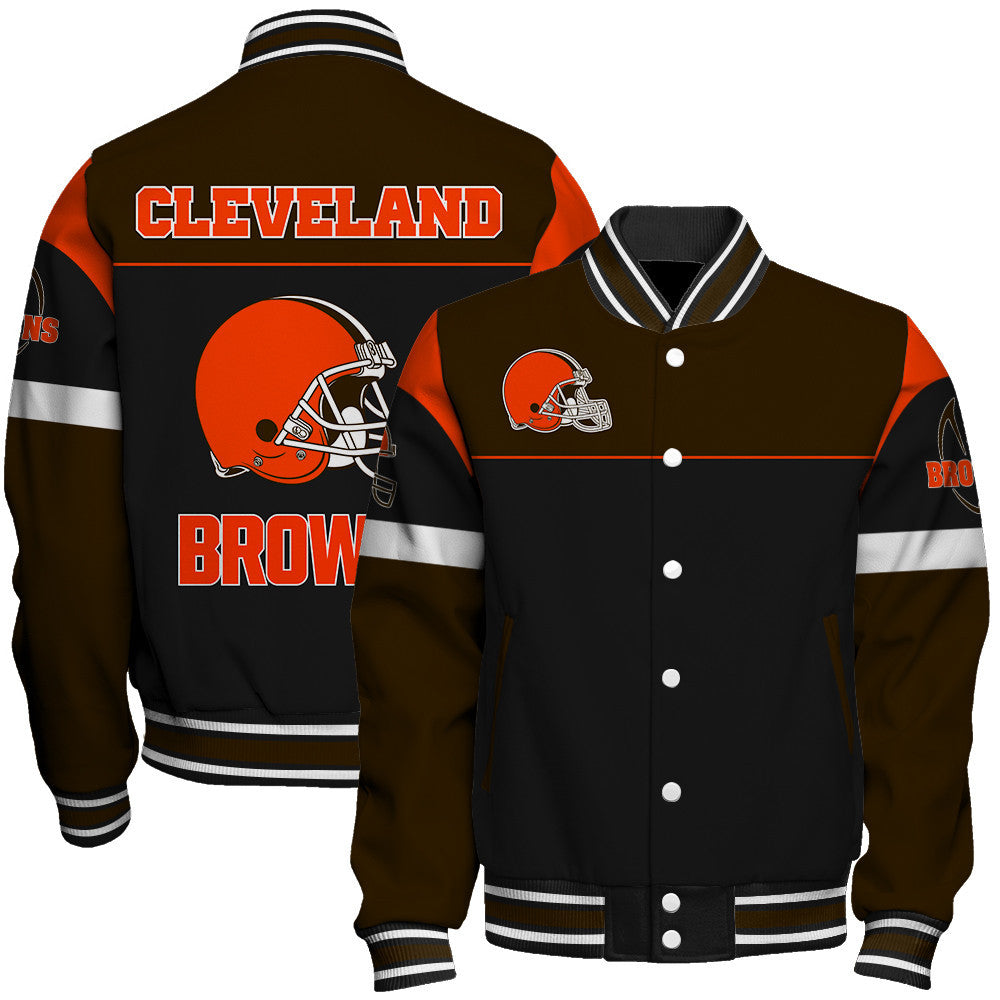 Cleveland Browns National Football League 2026 Feel The Power Unisex Varsity Jacket