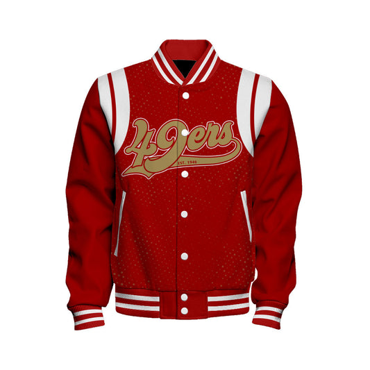 San Francisco 49ers National Football League 2026 Make Your Mark Unisex Varsity Jacket