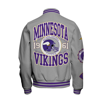 Minnesota Vikings 2026 Feel The Power Unisex Varsity Jacket