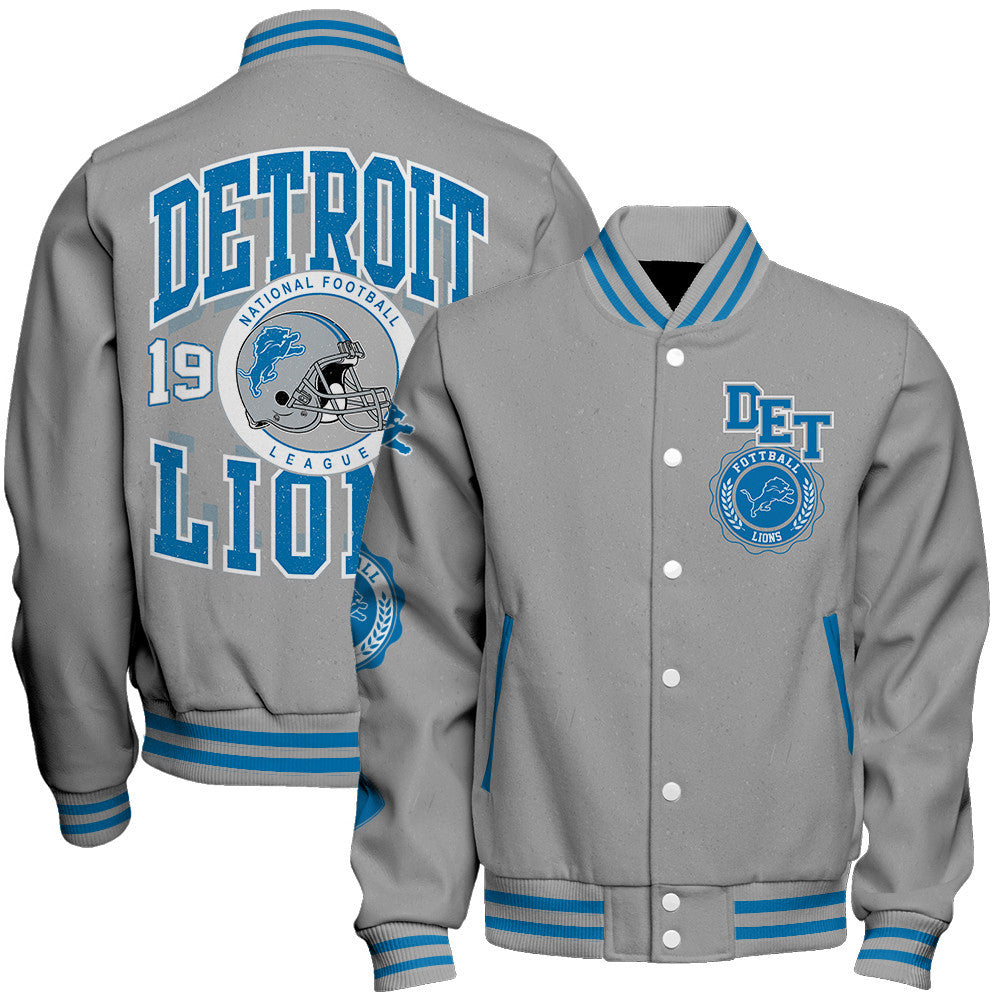 Detroit Lions Nfl 2026 Feel The Power Unisex Varsity Jacket