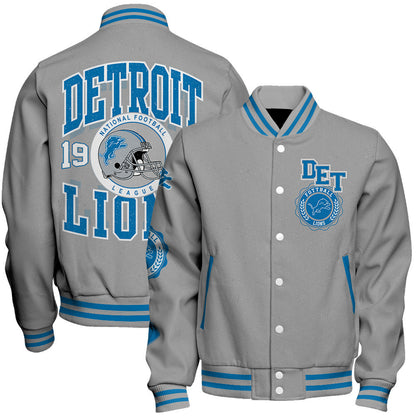 Detroit Lions Nfl 2026 Feel The Power Unisex Varsity Jacket