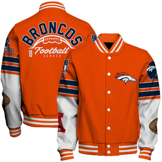 Denver Broncos National Football League 2026 Feel The Power Unisex Varsity Jacket