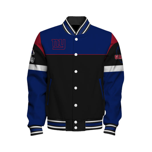 New York Giants National Football League 2026 Feel The Power Unisex Varsity Jacket