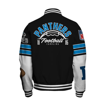 Carolina Panthers National Football League 2026 Feel The Power Unisex Varsity Jacket