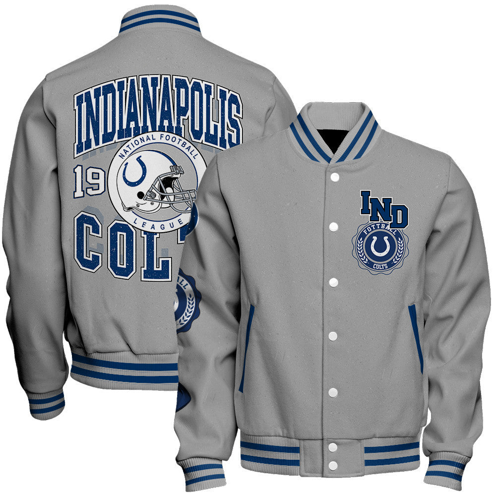 Indianapolis Colts Nfl 2026 Feel The Power Unisex Varsity Jacket