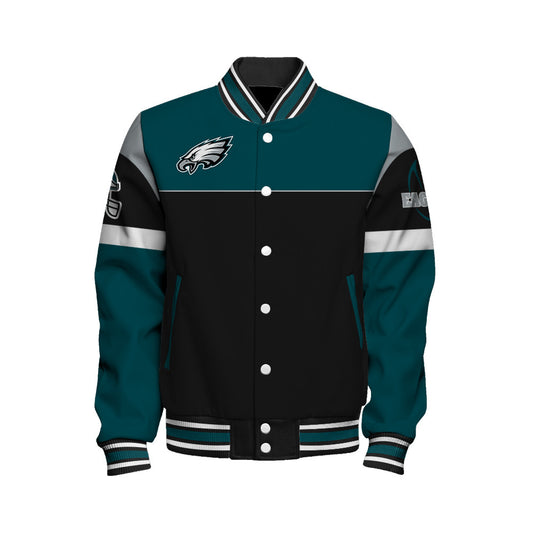 Philadelphia Eagles National Football League 2026 Feel The Power Unisex Varsity Jacket
