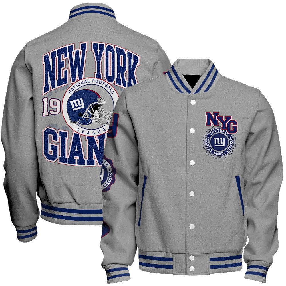 New York Giants Nfl 2026 Feel The Power Unisex Varsity Jacket