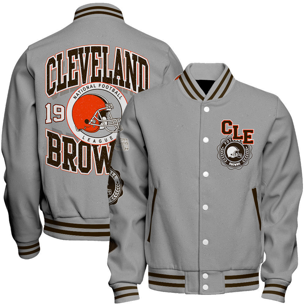 Cleveland Browns Nfl 2026 Feel The Power Unisex Varsity Jacket