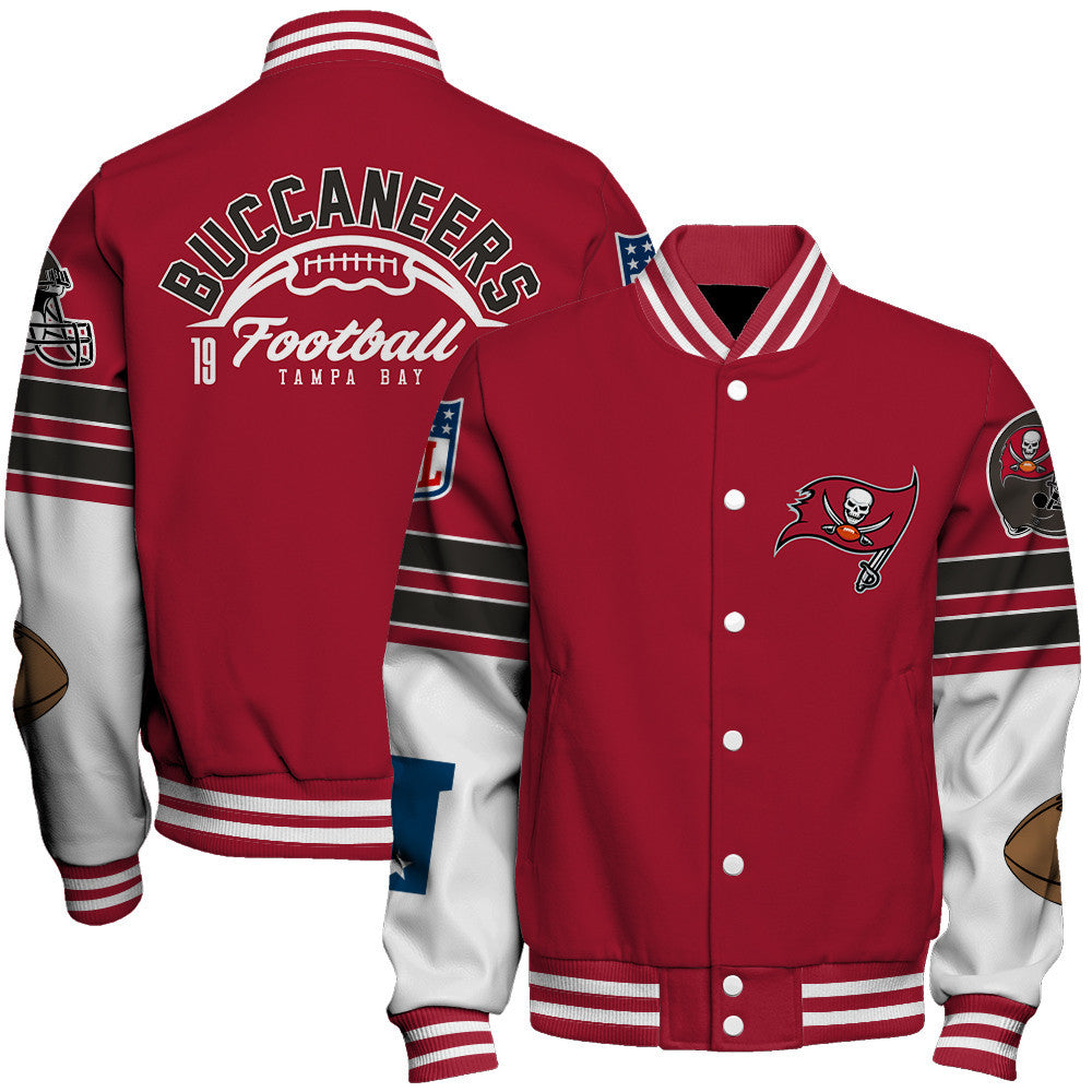 Tampa Bay Buccaneers National Football League 2026 Feel The Power Unisex Varsity Jacket