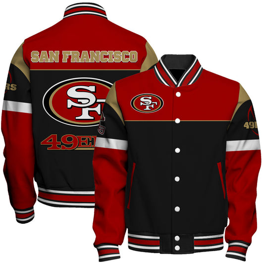 San Francisco 49ers National Football League 2026 Feel The Power Unisex Varsity Jacket
