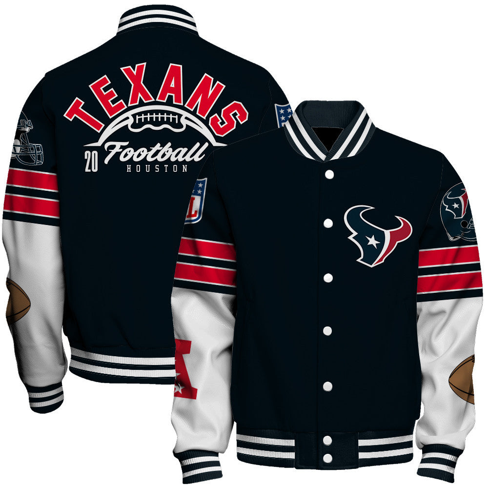 Houston Texans National Football League 2026 Feel The Power Unisex Varsity Jacket