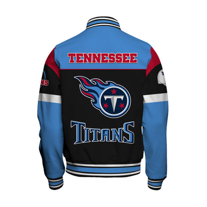 Tennessee Titans National Football League 2026 Feel The Power Unisex Varsity Jacket