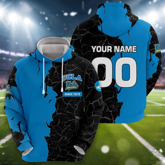 Ucla Bruins 3d Cracked Design Personalized Apparel