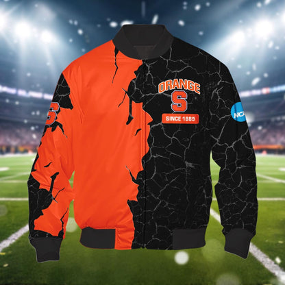 Syracuse Orange 3d Cracked Design Personalized Apparel