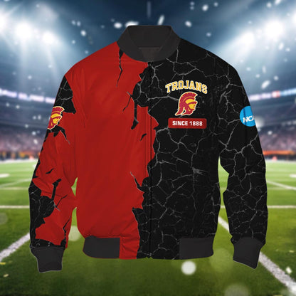 Usc Trojans 3d Cracked Design Personalized Apparel