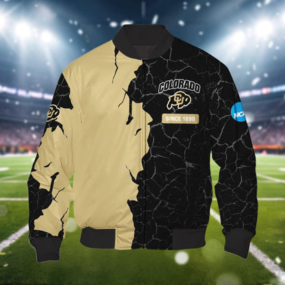 Colorado Buffaloes 3d Cracked Design Personalized Apparel