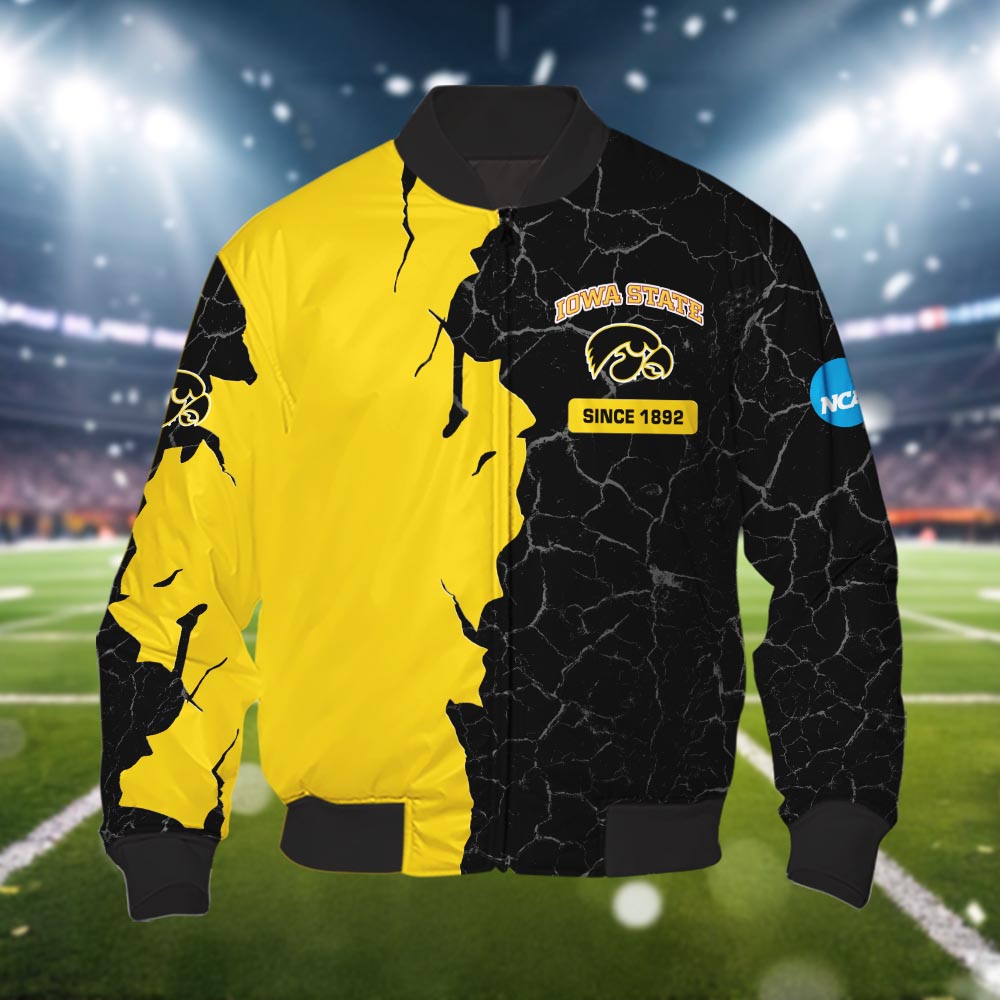 Lowa State Cyclones 3d Cracked Design Personalized Apparel