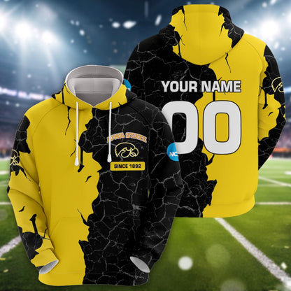 Lowa State Cyclones 3d Cracked Design Personalized Apparel