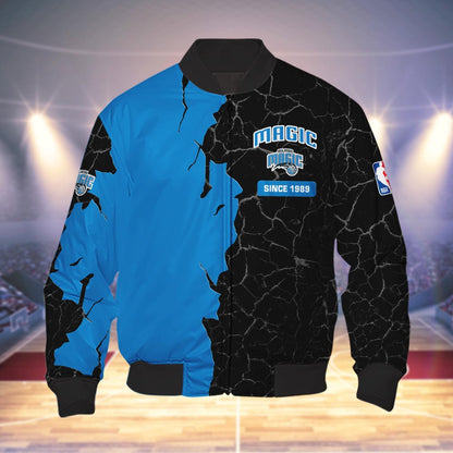 Orlando Magic 3d Cracked Design Personalized Apparel