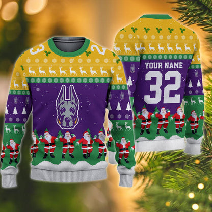 Albany Great Danes Personalized Christmas Ugly Sweater