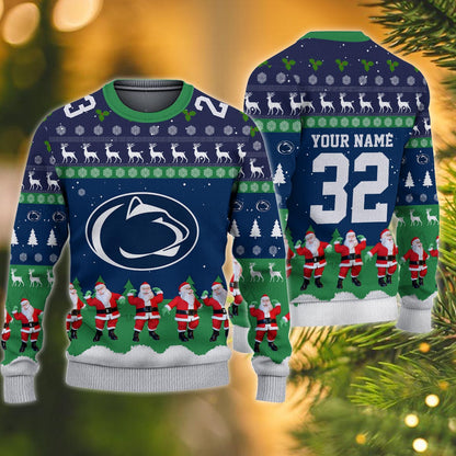 Penn State Nittany Lions Personalized Christmas Ugly Sweater