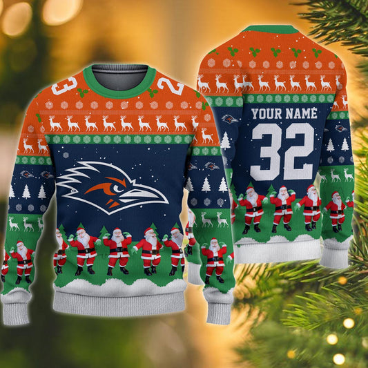 Utsa Roadrunners Personalized Christmas Ugly Sweater