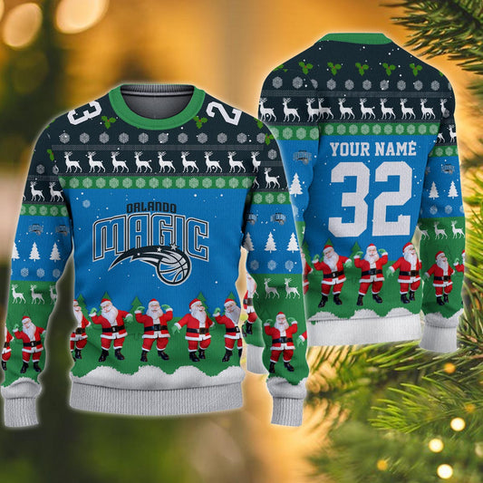 Orlando Magic Personalized Christmas Ugly Sweater