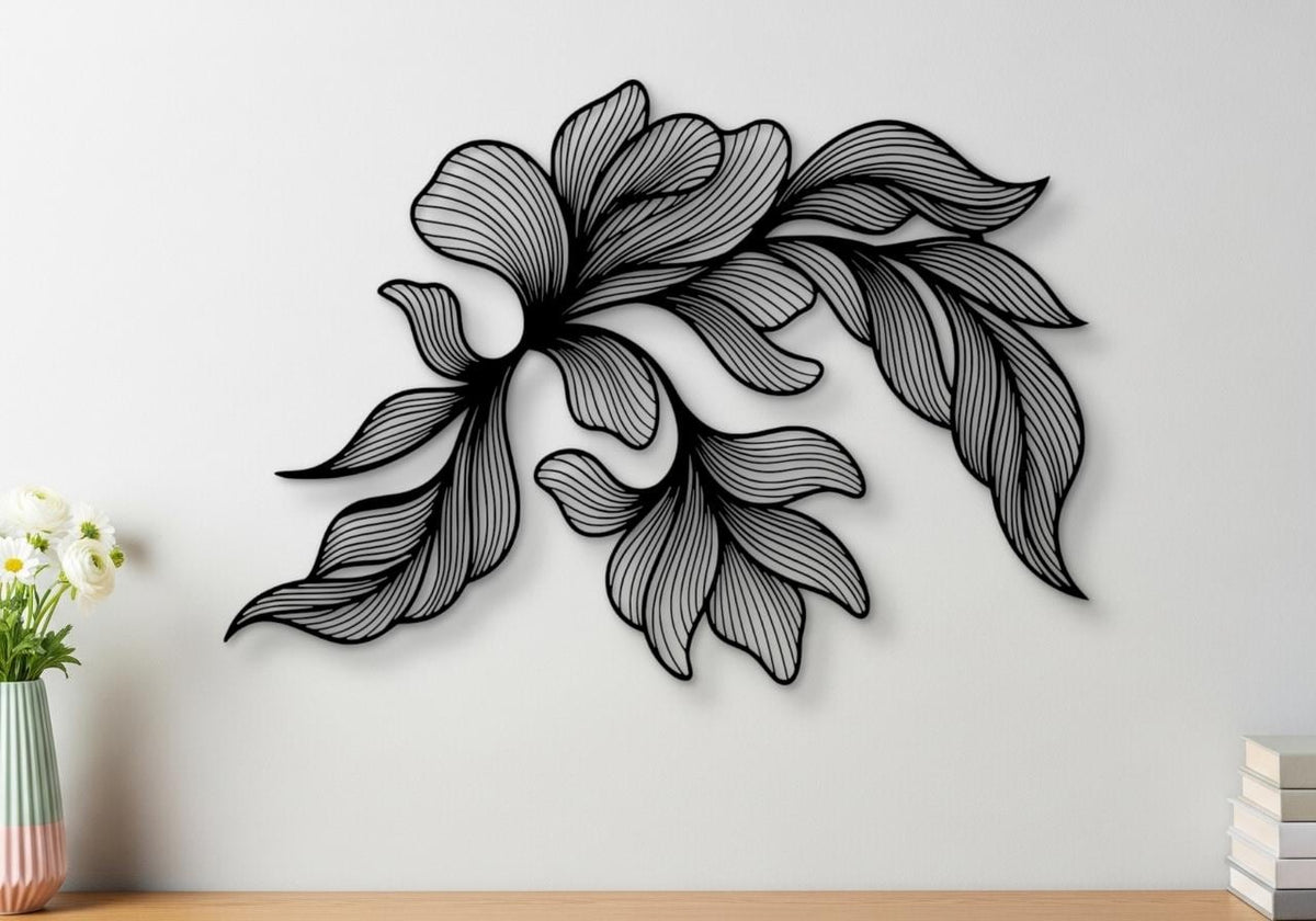 Modern Abstract Wall Art For Living Room Decor, Contemporary Metal Wall Art, Large Office Wall Decor, Unique Geometric Wall Sculpture