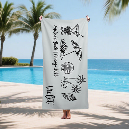 Bachelorette Party Pool Towel,friends Beach Trip Gift, Vacation Towels,bachelorette Trip Gift,beach Towels,bride Beach Towels,wedding Gifts