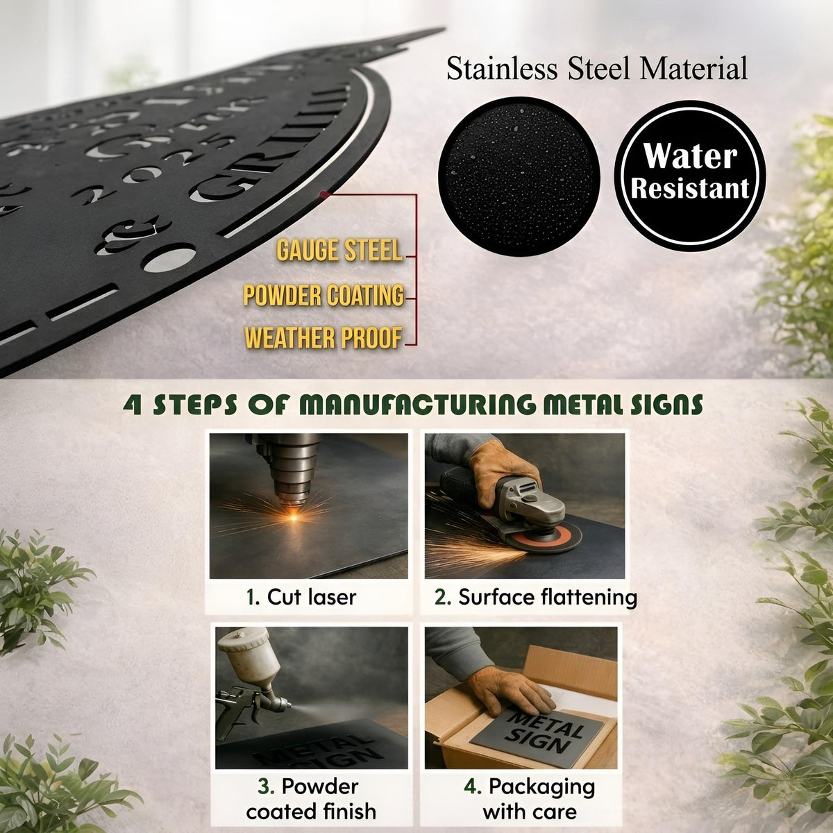 Personalized Ranch Sign – Custom Family Name & Location Hanging Metal Farm Decor, Housewarming Gift