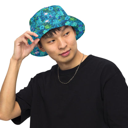 Tropical Bucket Hat — Unisex Summer Beach Sun Hat