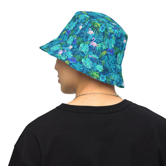 Tropical Bucket Hat — Unisex Summer Beach Sun Hat