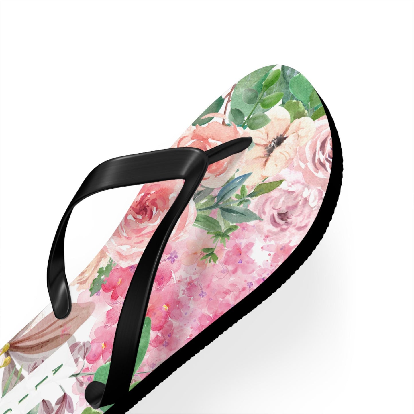 Bridal Flip Flops — Custom Wedding Beach Sandals Bride Gift