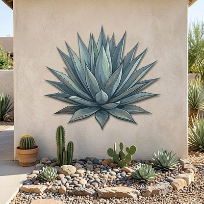 Agave Metal Wall Art – Desert Succulent Southwest Decor, Gift For Plant Lover