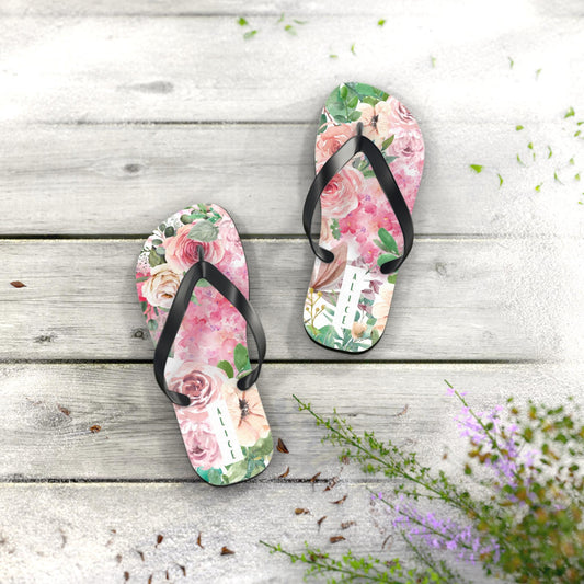 Bridal Flip Flops — Custom Wedding Beach Sandals Bride Gift