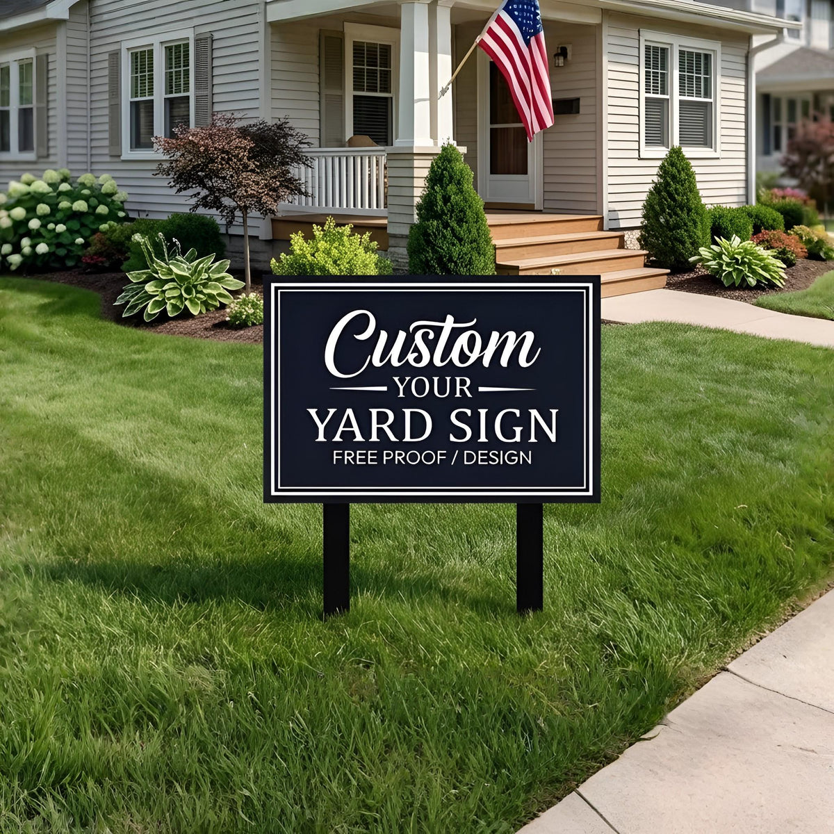 Custom Yard Sign – Personalized Outdoor Name Or Business Sign, Gift For Homeowner