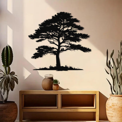 Luxury Oversized Tree Of Life Metal Wall Art — Statement Family Tree Sculpture, Large Steel Wall Decor For Living Room & Garden Accent
